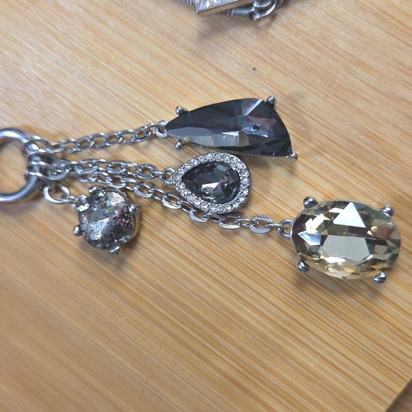 Elegant Silver Necklace with Charms - Picture 2 of 2